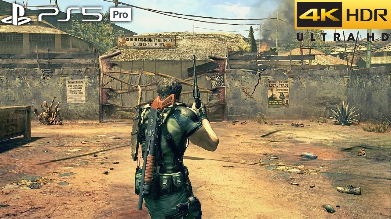Resident Evil 5 (PS5 Pro) 4K 60FPS HDR Gameplay - (Full Game) (Unlimited Ammo)