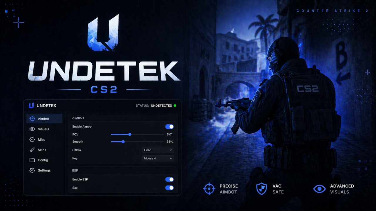 💀 UNDETEK CS2 - DOMINATING COMPETITIVE