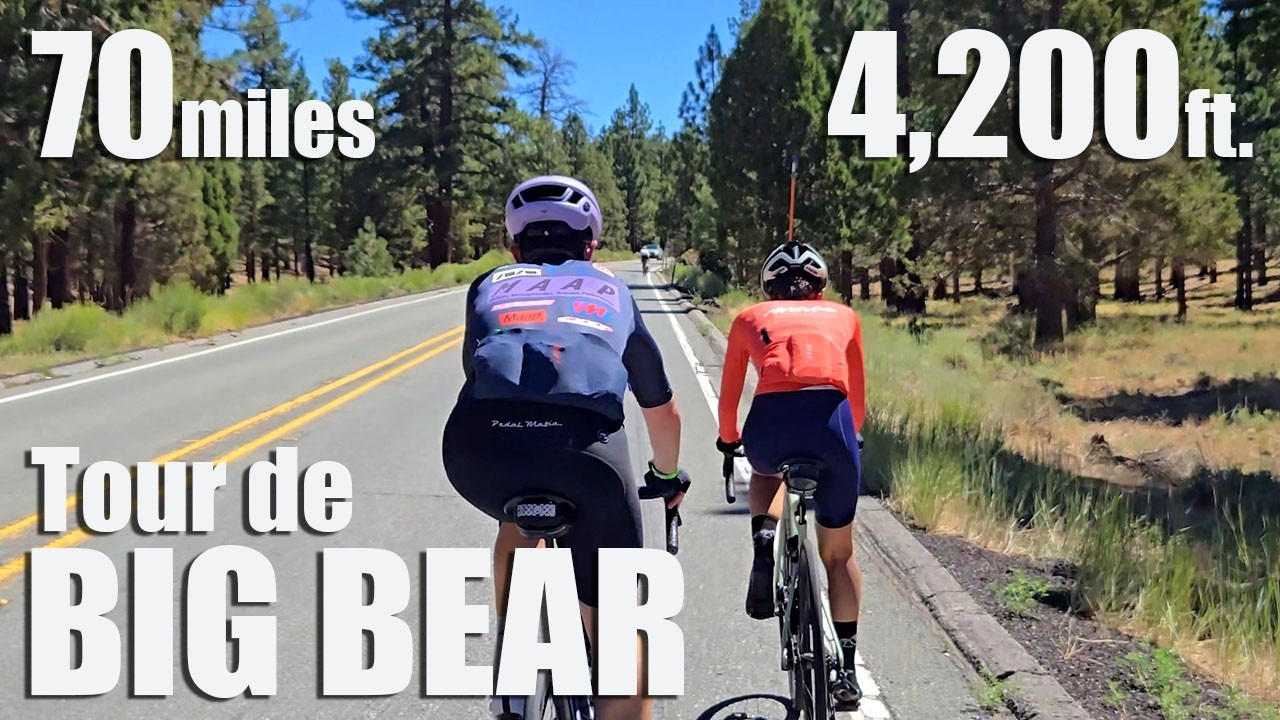 Tour de Big Bear 2025 70mi route - Road cycling in the San Bernardino Mountains near Los Angeles