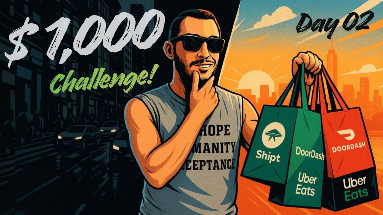 Челлендж «Заработай 1000 долларов за одну неделю»! (День 2) Shipt, Doordash, Uber Eats