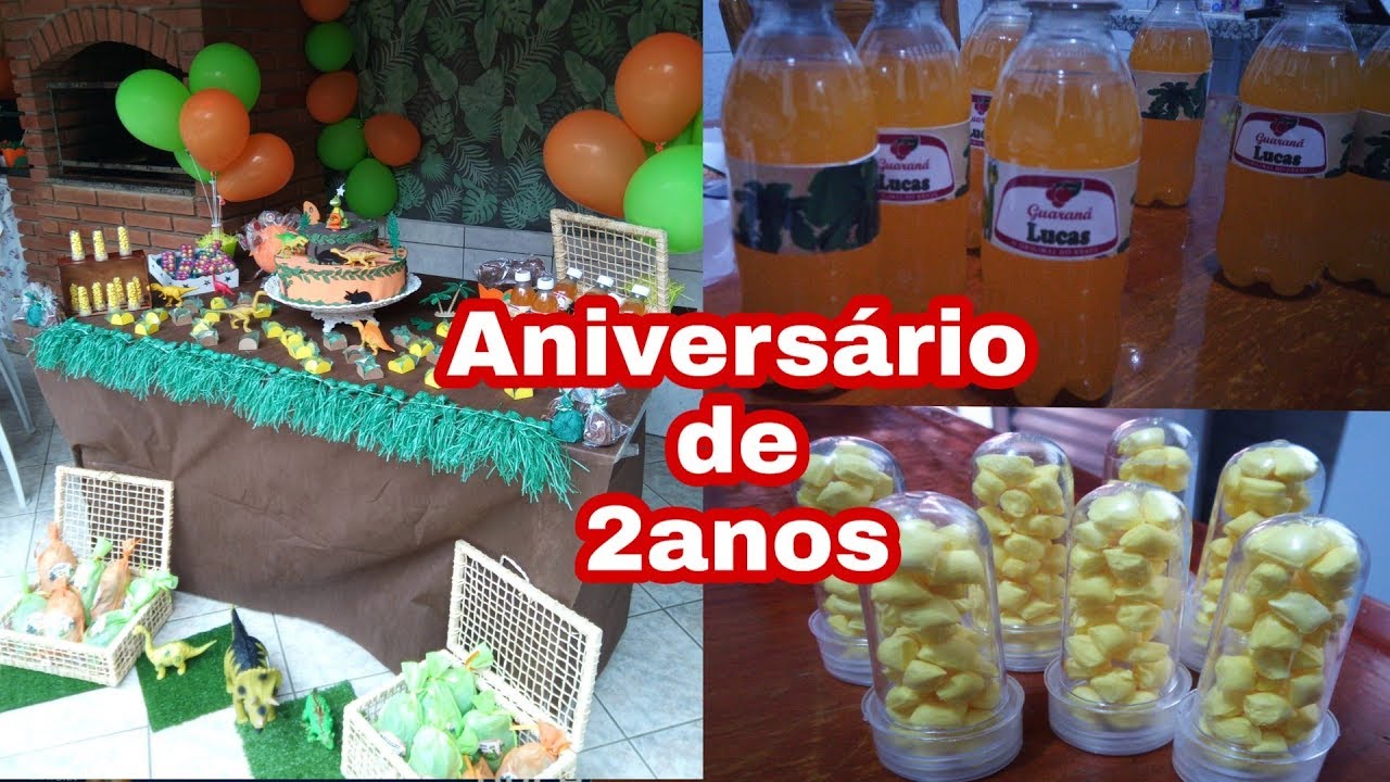 #VLOG/FESTA TEMA DINOSSAURO ORGANIZANDO TUDO EM CASA