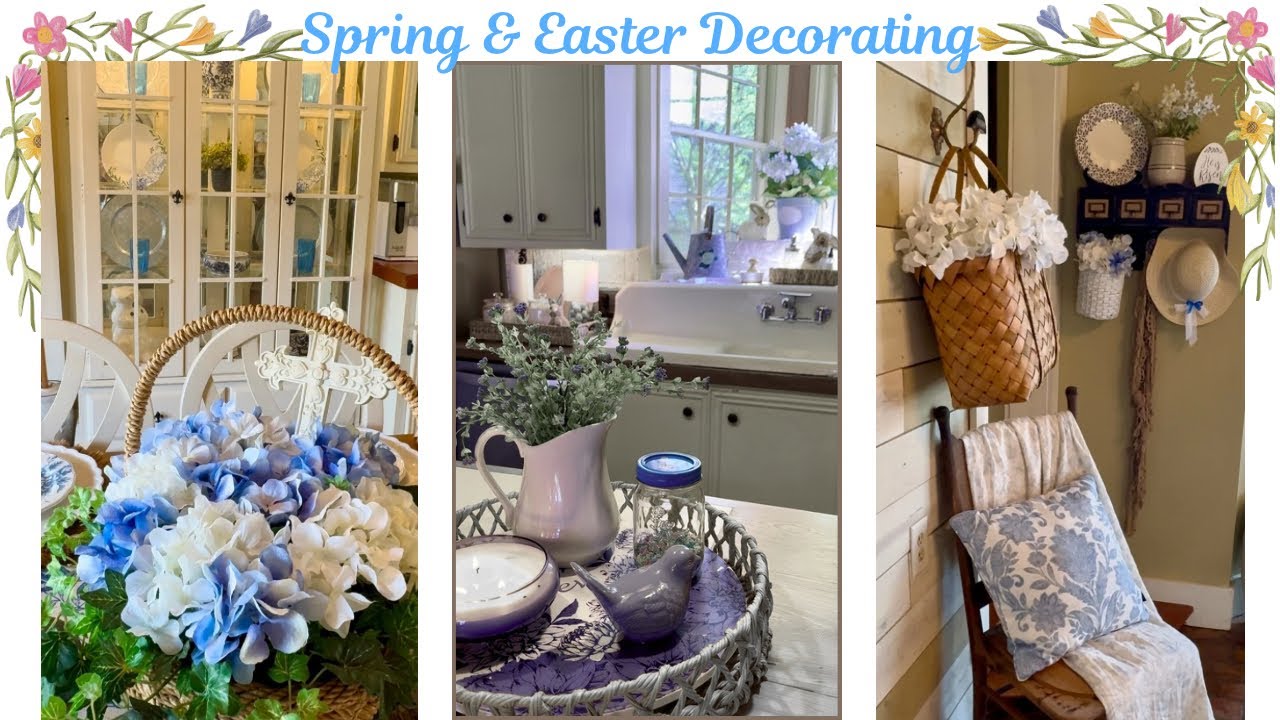 French Country Inspired Spring Kitchen Makeover // Easter Treat Ideas // Elegant & Simple Tablescape