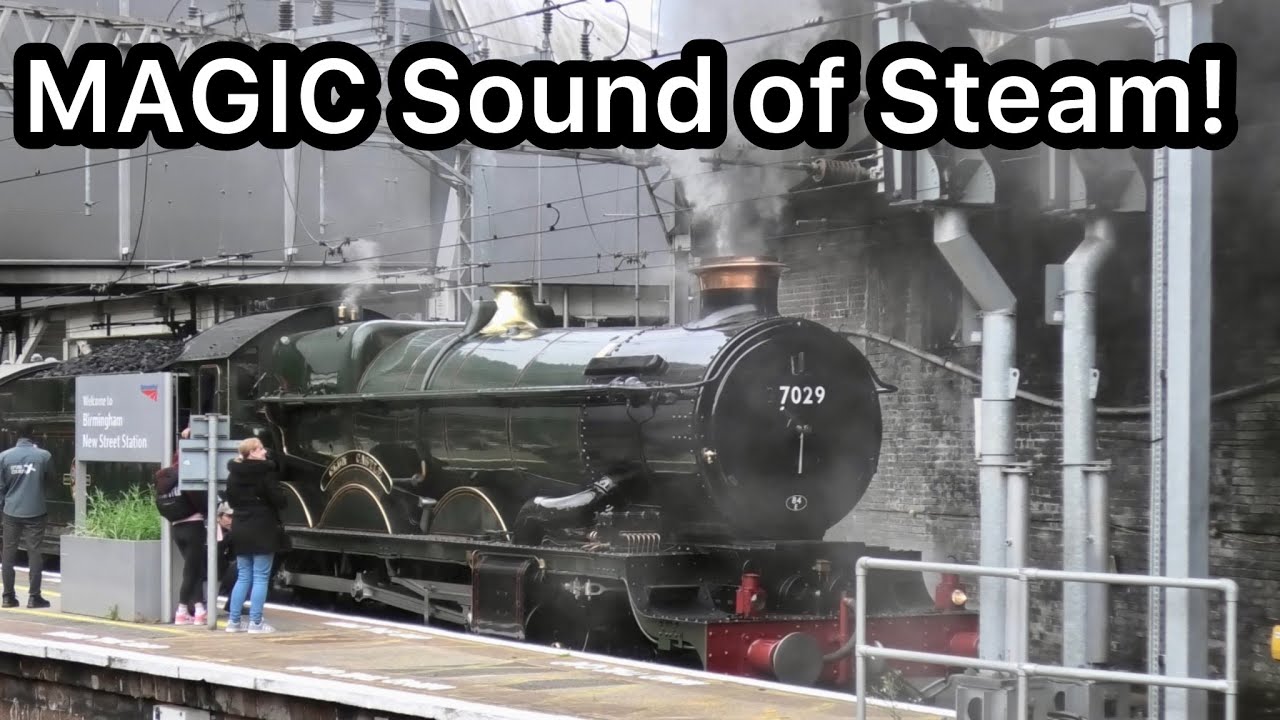 The MAGIC Sounds of Steam ECHOING around the BIRMINGHAM Tunnels..!