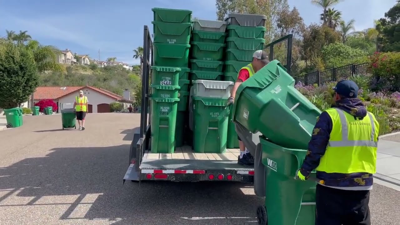 Carlsbad Garbage Can Roll In