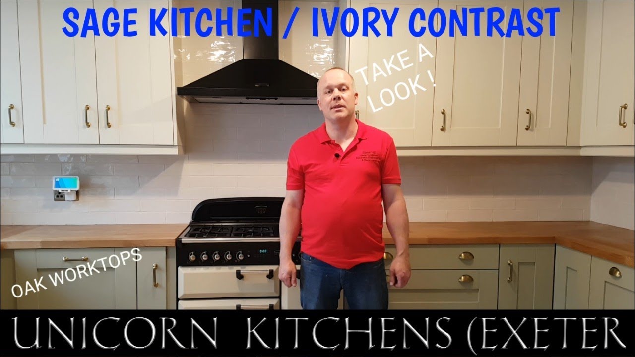 Sage Kitchen - Uffculme Devon- Designed/Fitted by Unicorn Kitchens- Exeter