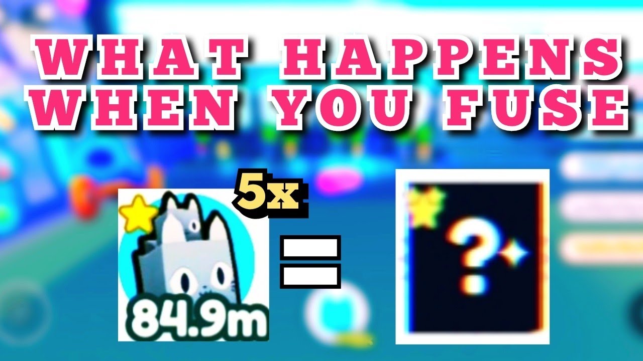 what happens when you fuse 5 stacked cat in pet sim x || Roblox Gameplay || fusing