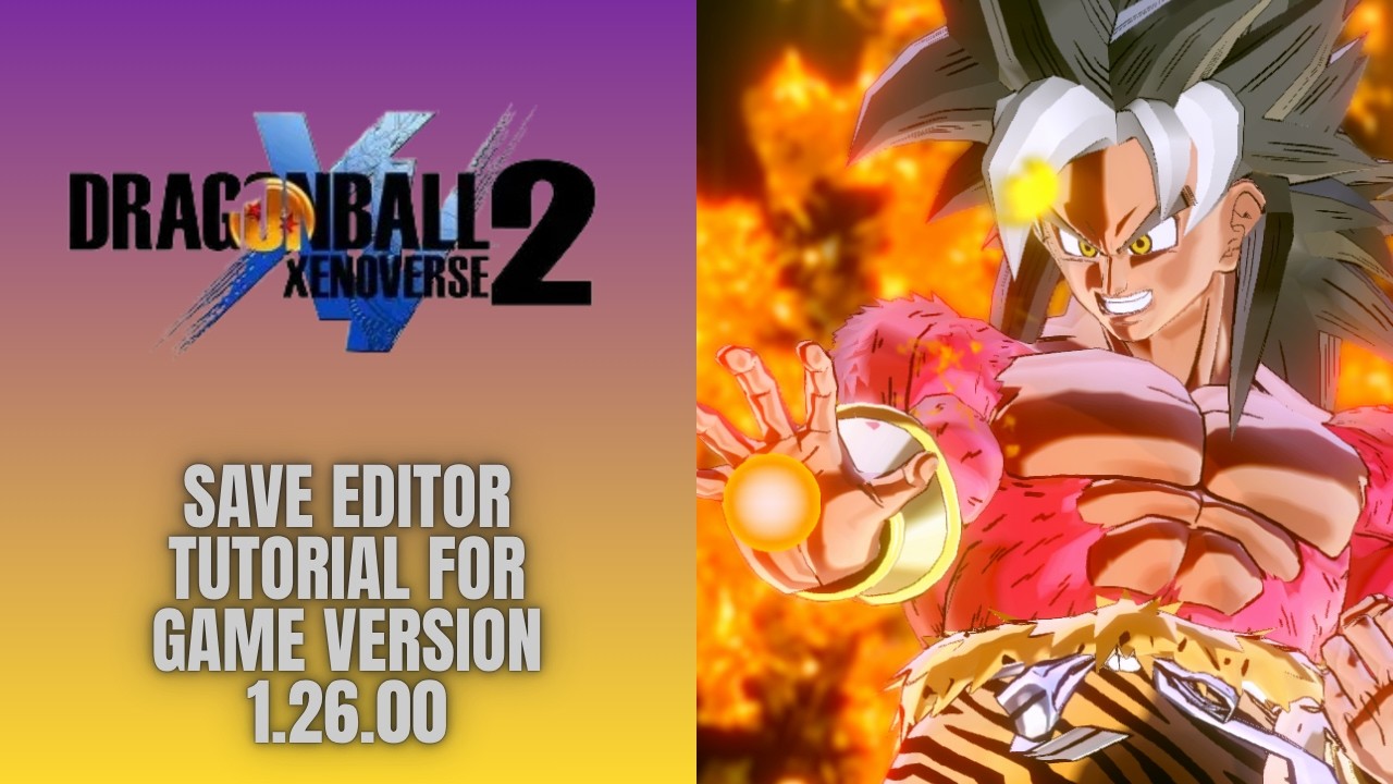 Туториал по Xv2 Save Editor: исправление ошибки Init Fail в версии 1.26.00