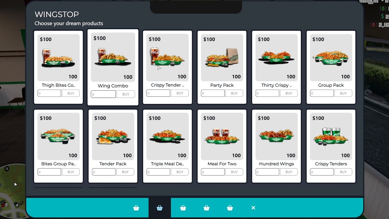 WINGSTOP FIVEM | JOB + SHOP + CRAFTING + MANAGEMENT + USABLE ITEMS | ESX/QBCORE