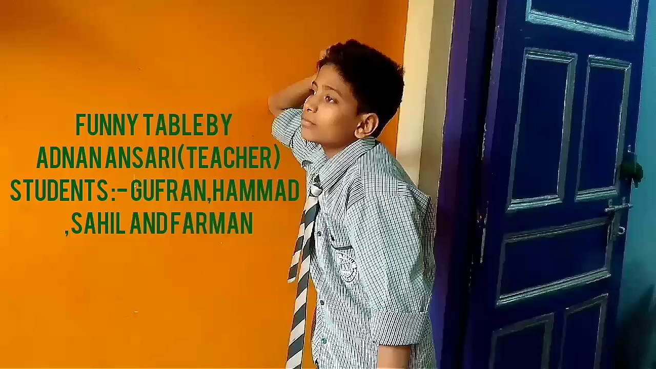 Funny table(Adnan ansari)