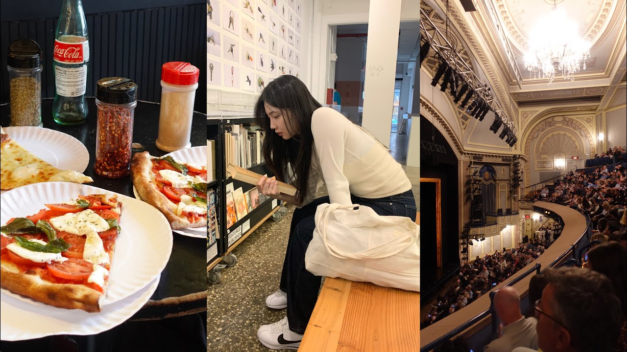VLOG 첫 브로드웨이 뮤지컬. 주말 맨해튼에서 살아남기. 뉴욕 여행 가서 점심 도시락 배달하는 브이로그.