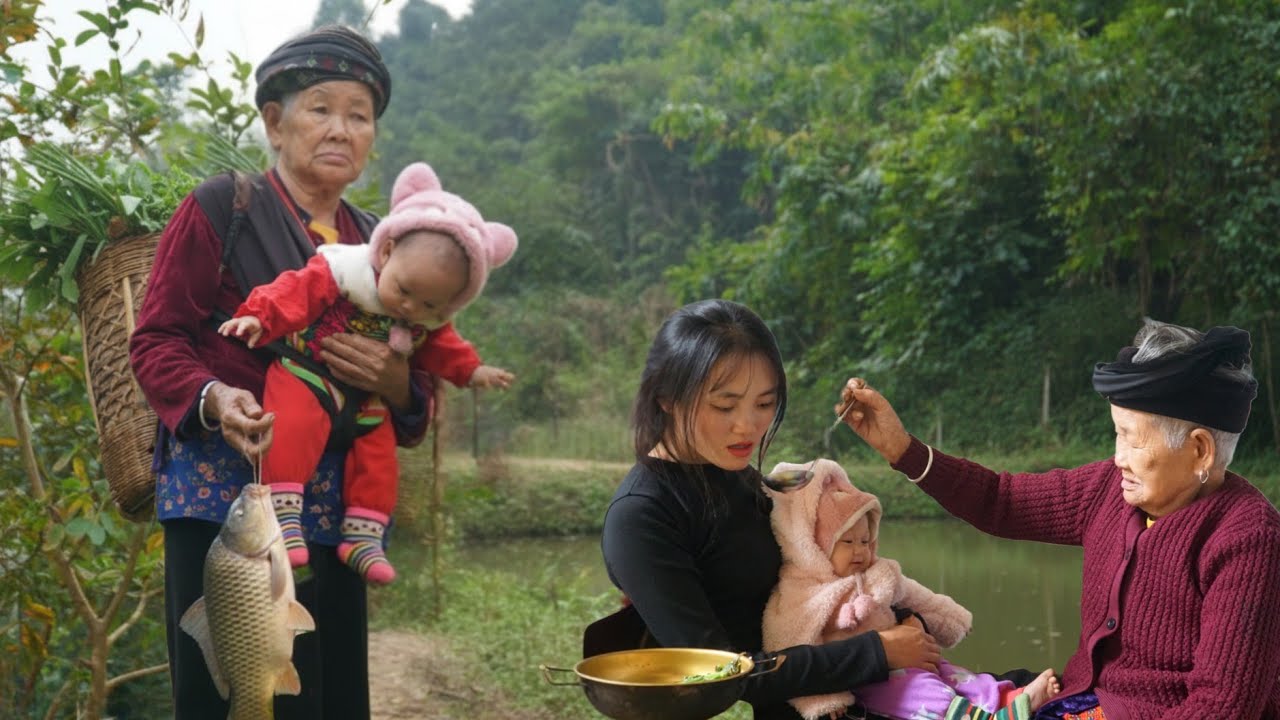 A 90-year-old woman works every day to support her severely injured granddaughter.