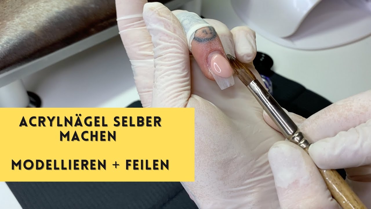 Acrylnägel selber machen - Aufbau modellieren für Anfänger