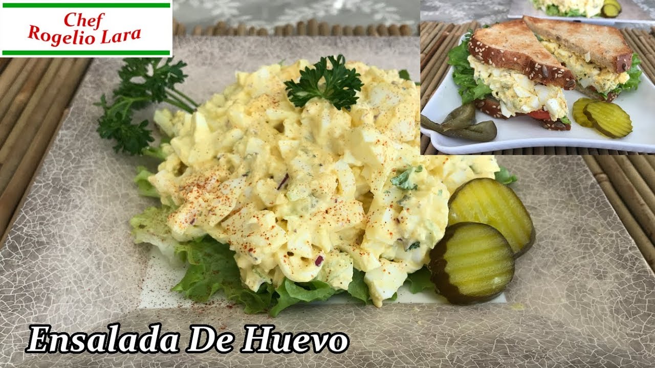 ENSALADA DE HUEVO, RECETA DELICIOSA!