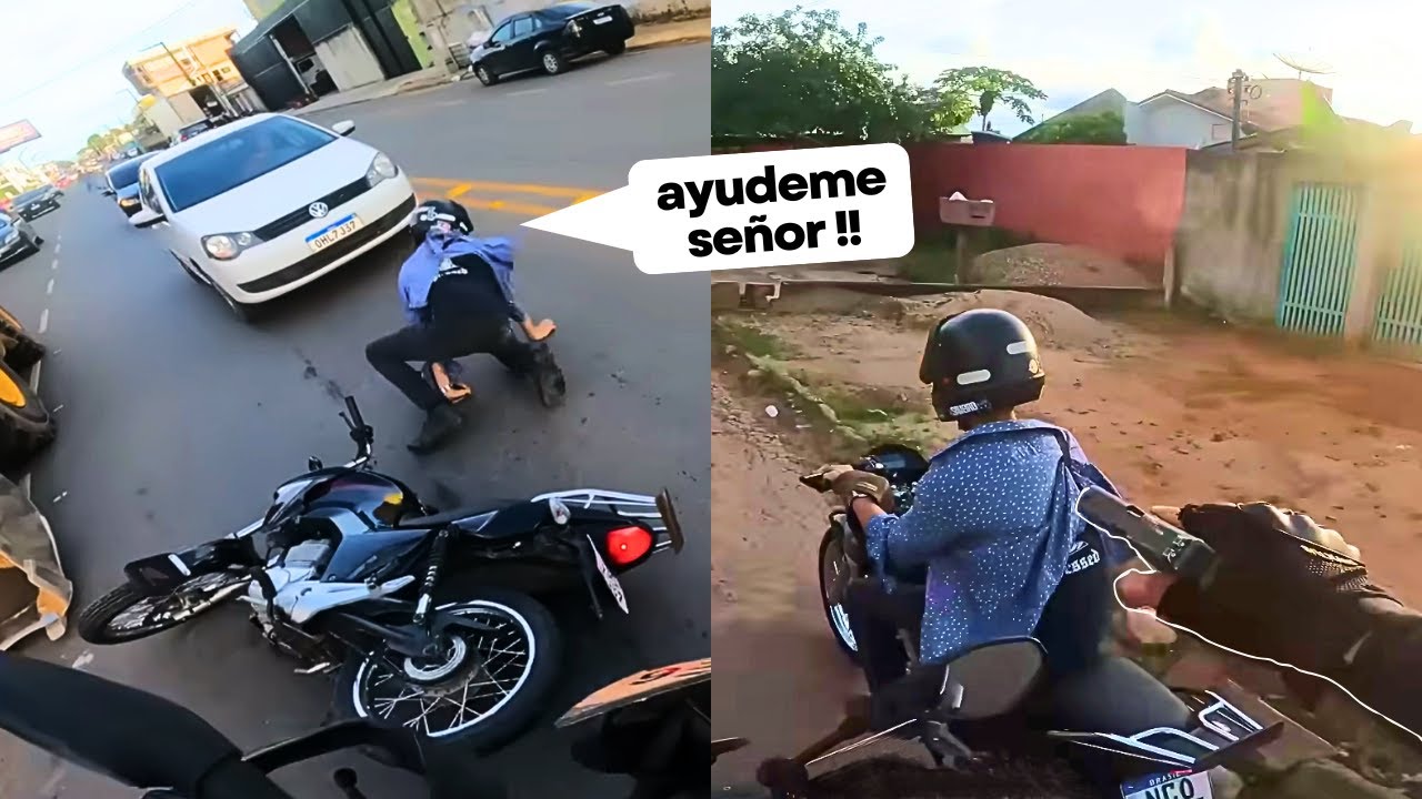 Persecuciones Increíbles desde el Casco de un Policia en Brasil