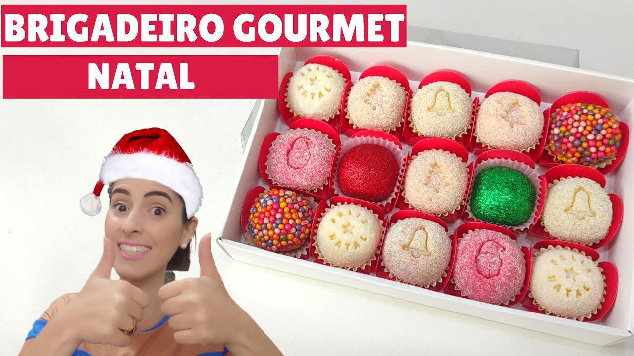 Brigadeiro Gourmet Leite Ninho NATAL | Sucesso de vendas!
