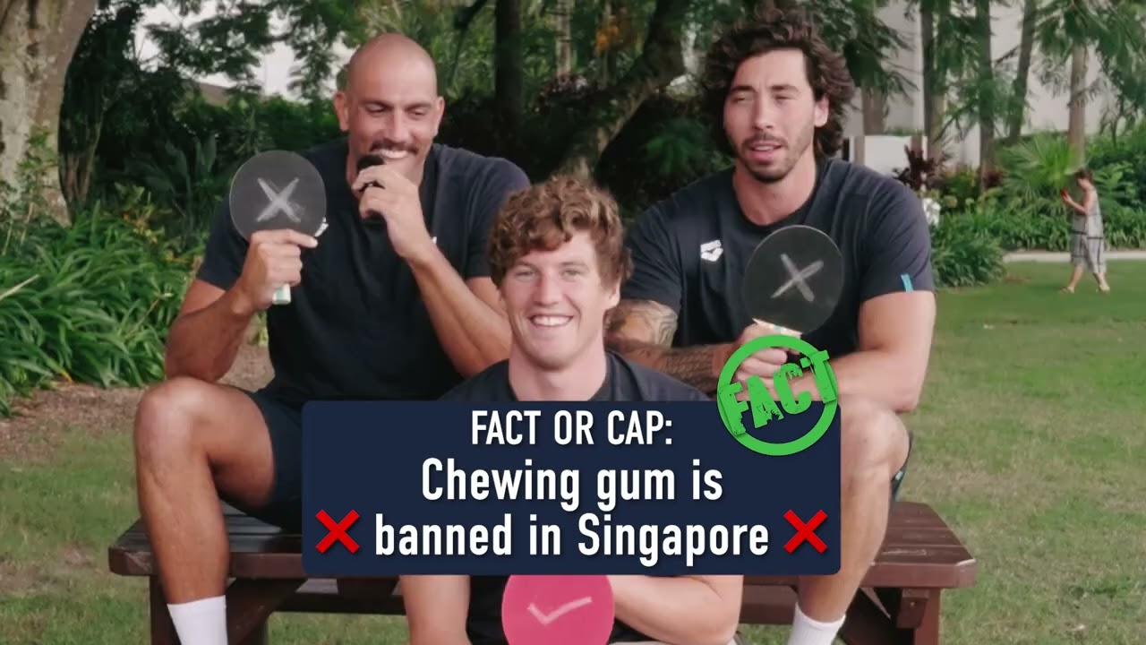It's Round 2 of Fact or Cap: Singapore Edition | Australian Dolphins Swim Team
