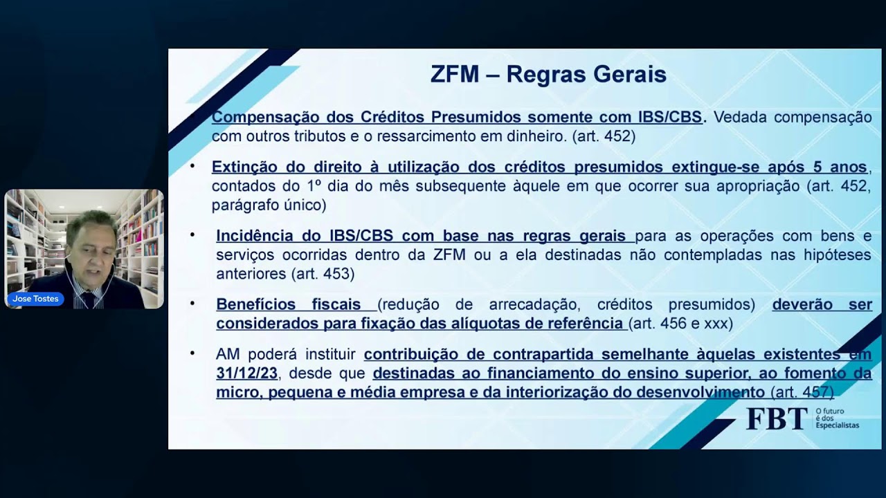 Aula Extra: Aspectos Gerais da Nova Lei Complementar e ZFM