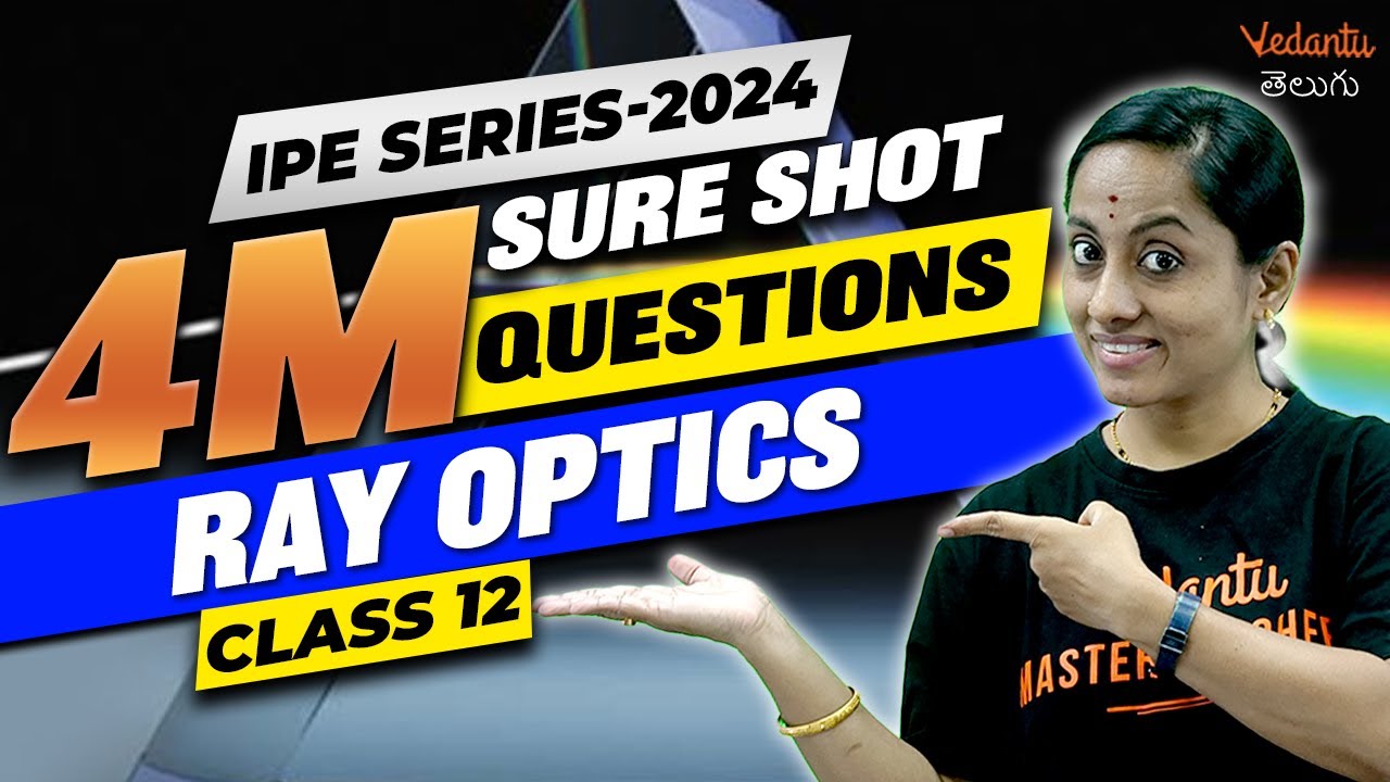 Ray Optics Class 12 | 4 Marks Sure Shot Pakka Questions | AP & TS | IPE 2024 | KRD Madam