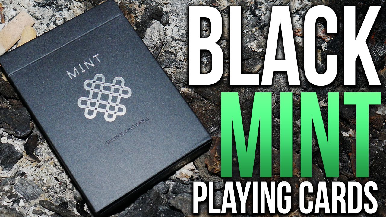 Deck Review - Black Mint Playing Cards By 52Kards [HD-4K]