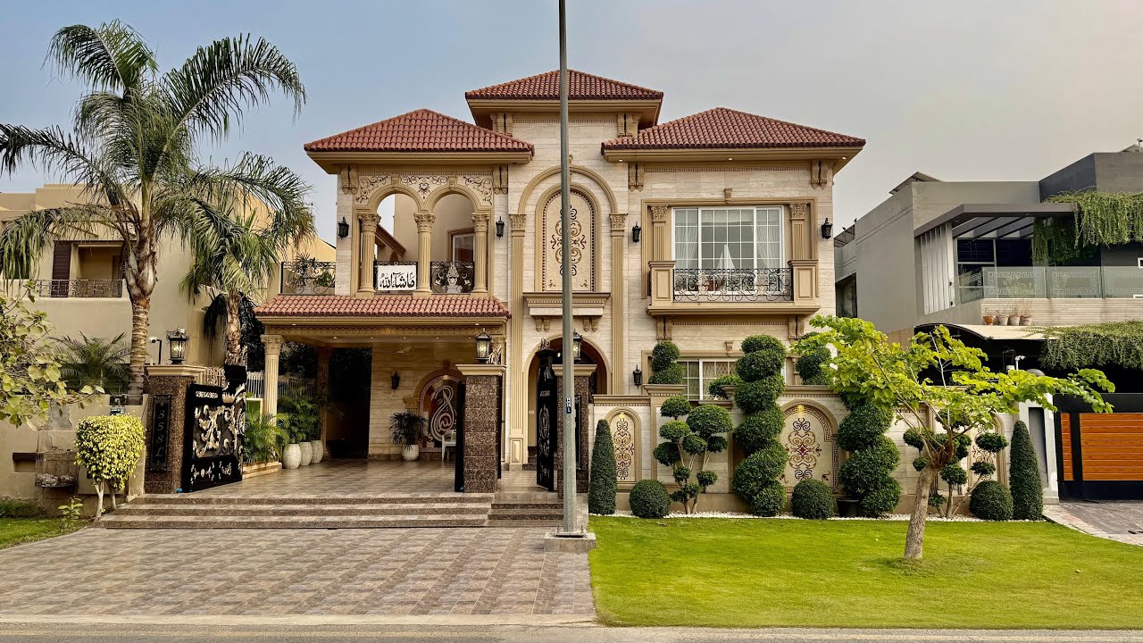 DHA Phase 5 Sector L | Ultra Luxury 1 Kanal Spanish Style House | Owner Built | Full Basement Tour