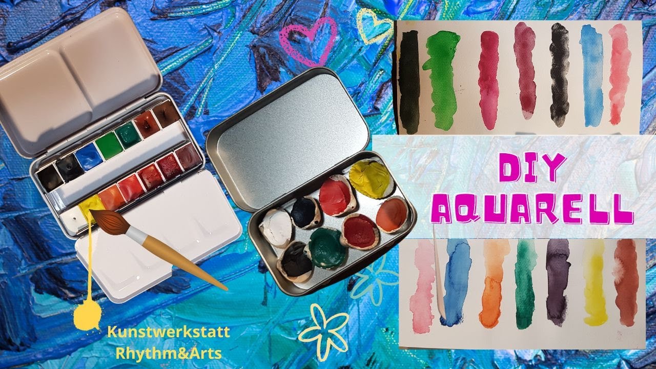 🎨DIY Aquarellfarben🎨