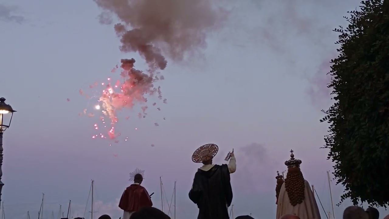 Spettacolo pirotecnico della processione di San Domenico Marina di Camerota(Sa) 04/08/2025