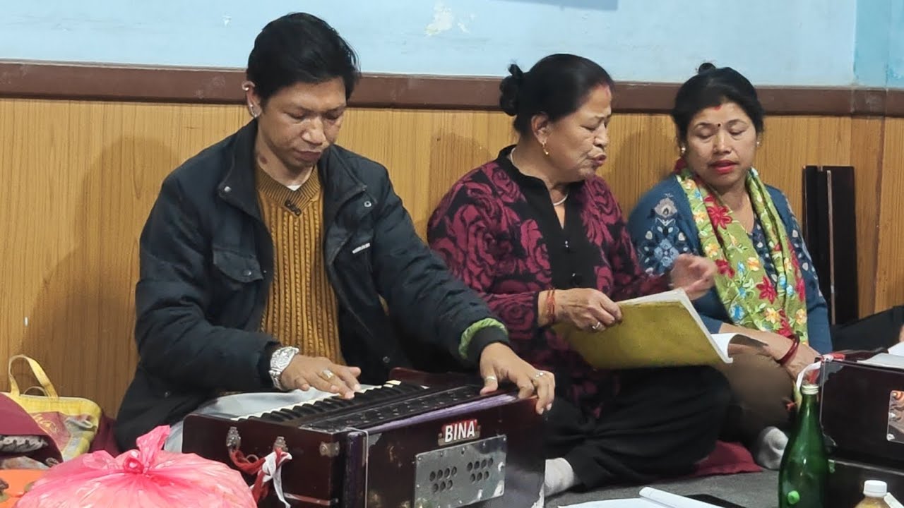 Shiva song with students/ Shree jalbinayak Bhajan Khala. Mahashivaratri Bhajan- Guru Rajendra 2082