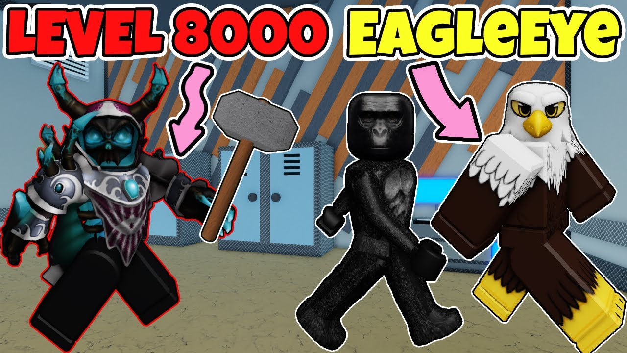 PLAYING WITH EAGLEEYE AND THE HIGHEST LEVEL IN FLEE THE FACILITY!