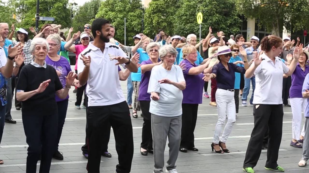 Healthy Older People Partnership (HOPP) program -Australia's oldest flash mob