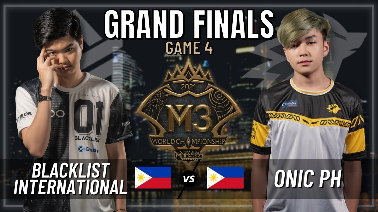 BLACKLIST INTERNATIONAL VS ONIC PH | GRAND FINALS | GAME 4 | M3 WORLD CHAMPIONSHIP