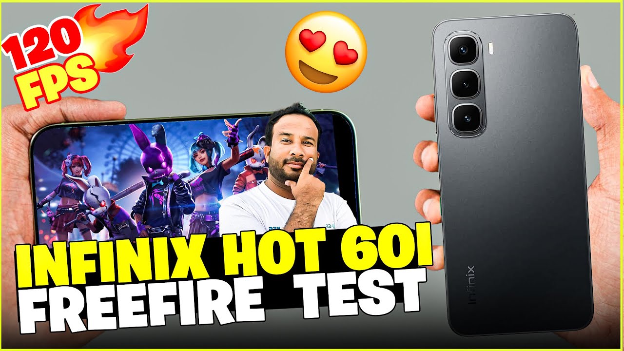 🔥 Infinix Hot 60i Free Fire Test &mdash; 90FPS Ultra Graphics?!