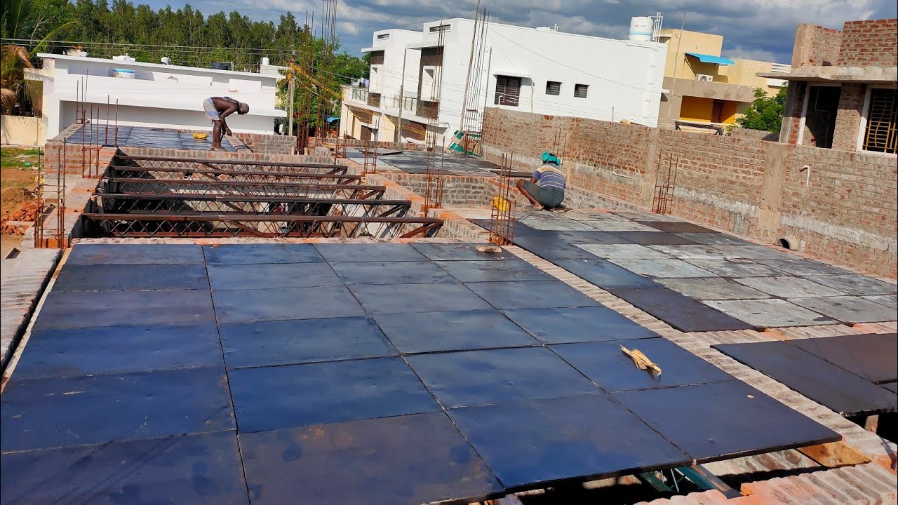 House Roof centering using span jock || Slab Formwork