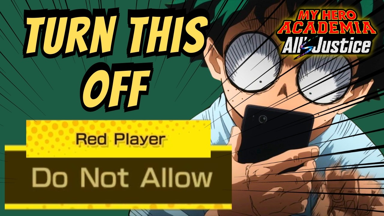 Лучшие настройки для My Hero Academia: All's Justice!
