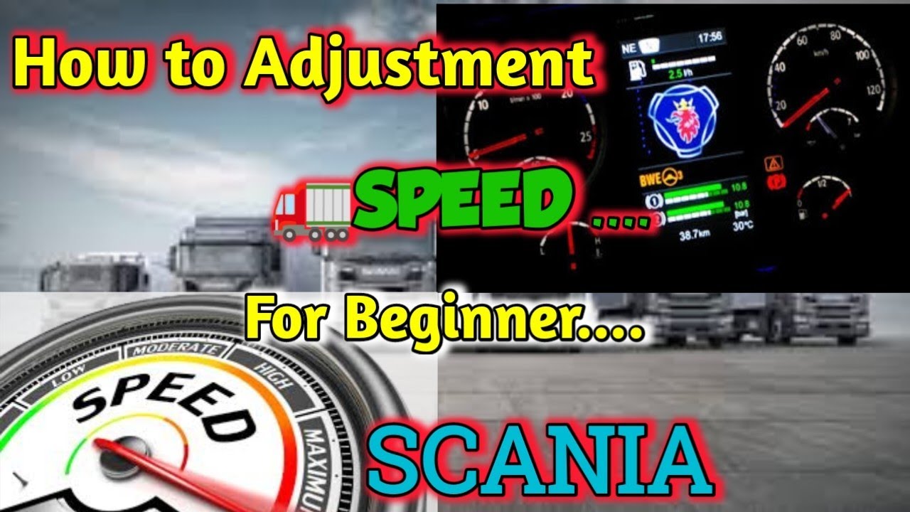 How to setting speed scania with sdp3