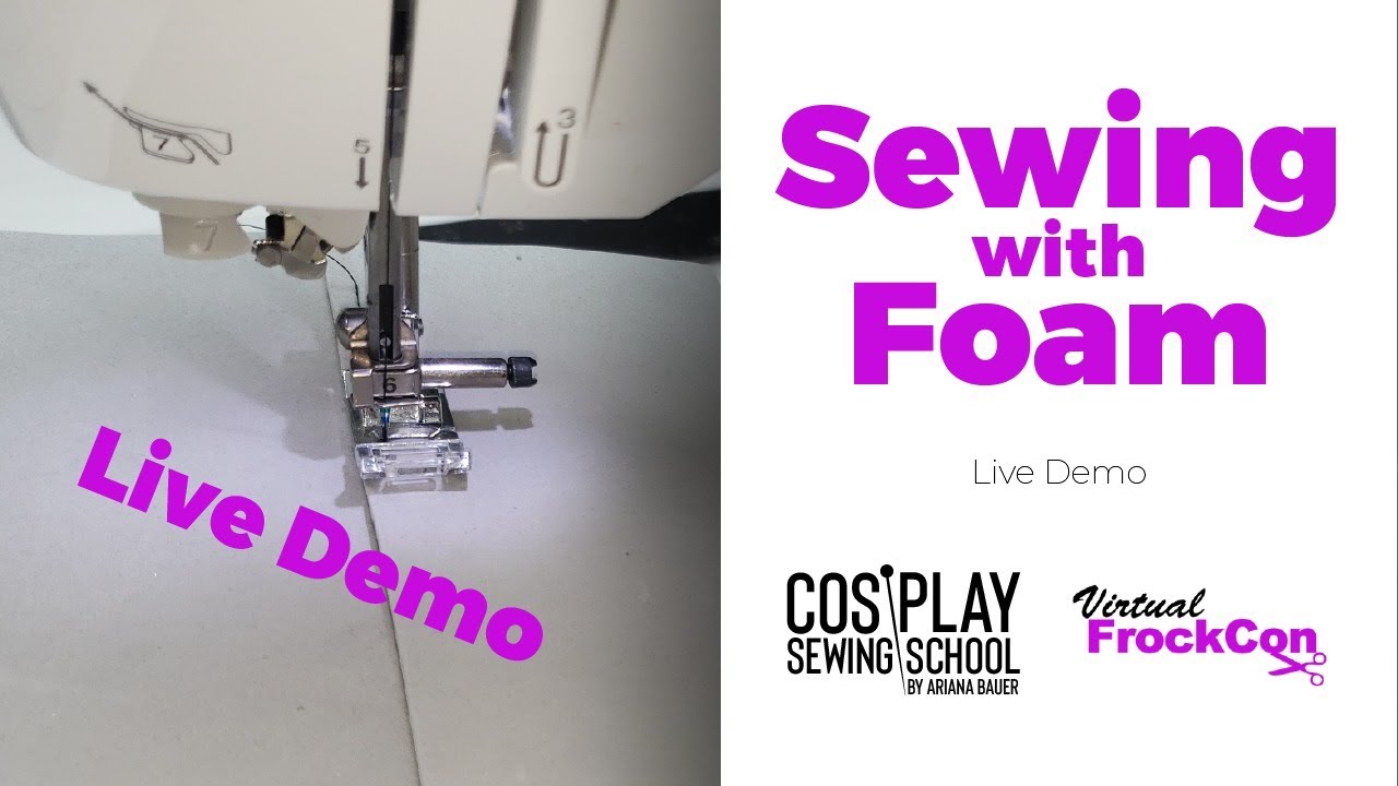You Can Sew Foam! | Livestream | #FrockCon