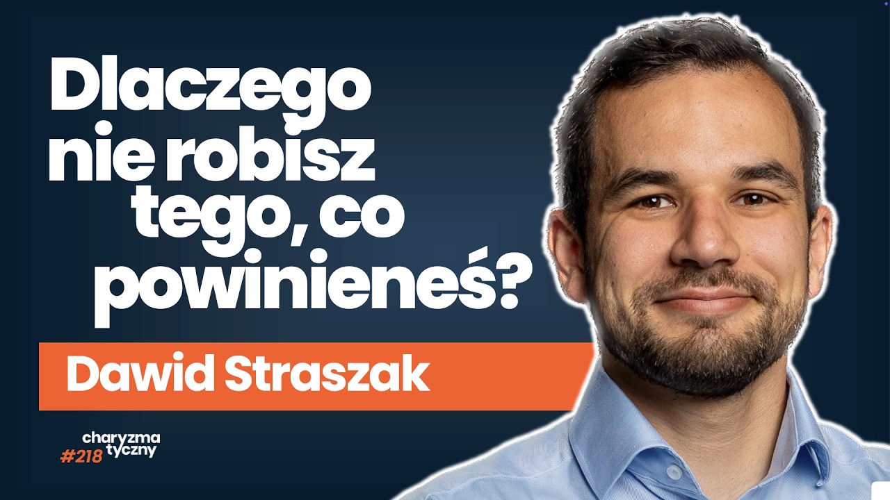 Odwlekasz? Nie jesteś LENIWY. Zobacz dlaczego to robisz... | psycholog Dawid Straszak