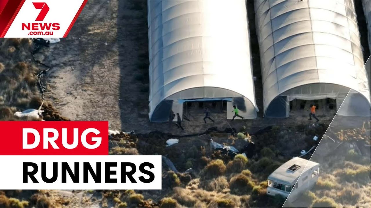 Nowhere to run: The moment police swooped on a multi-million-dollar drug operation | 7NEWS