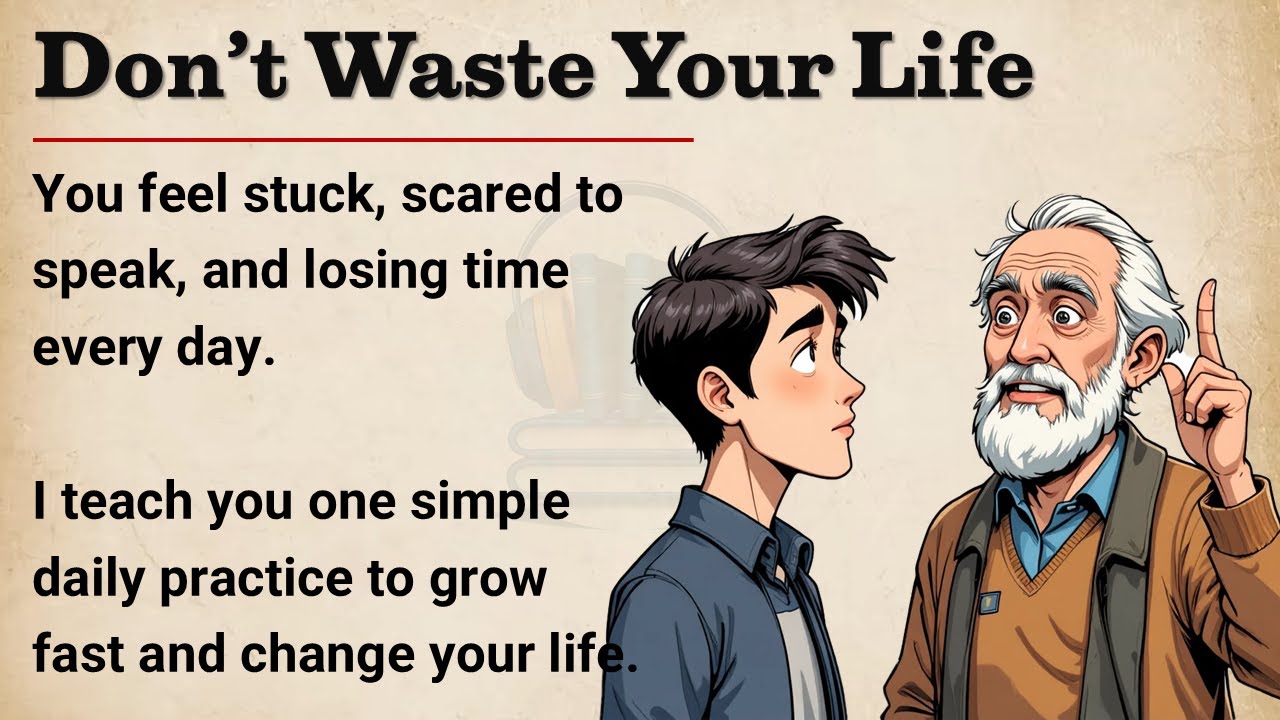 Don’t Waste Your Life || Daily English Practice Method || Become Confident 🔥