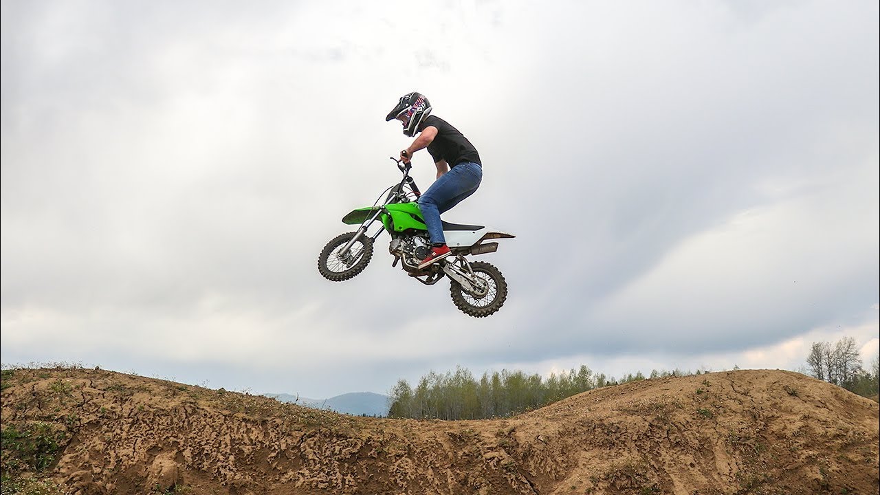 Found A Big Jump On The KLX110!