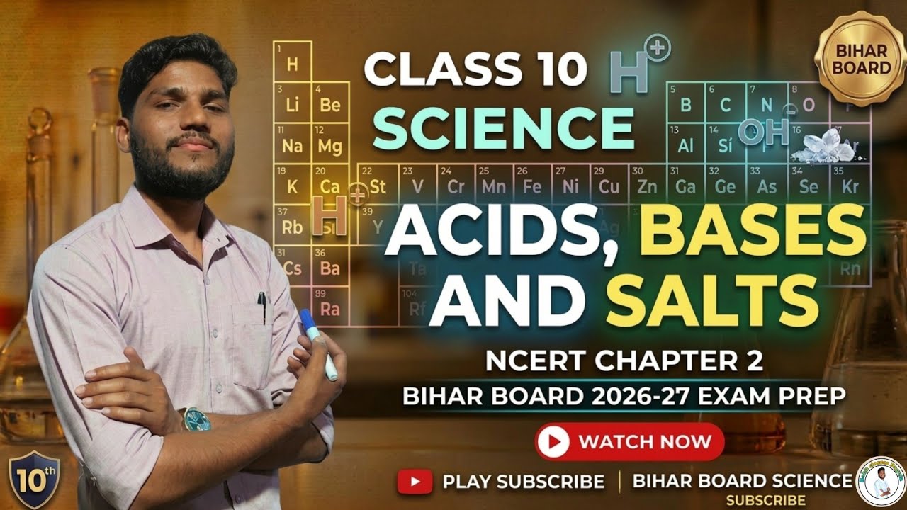 अम्ल क्षार और लवण | Chapter 2 | NCERT | science | class 10th | by Rohit sir | Rohit classes Bagula 