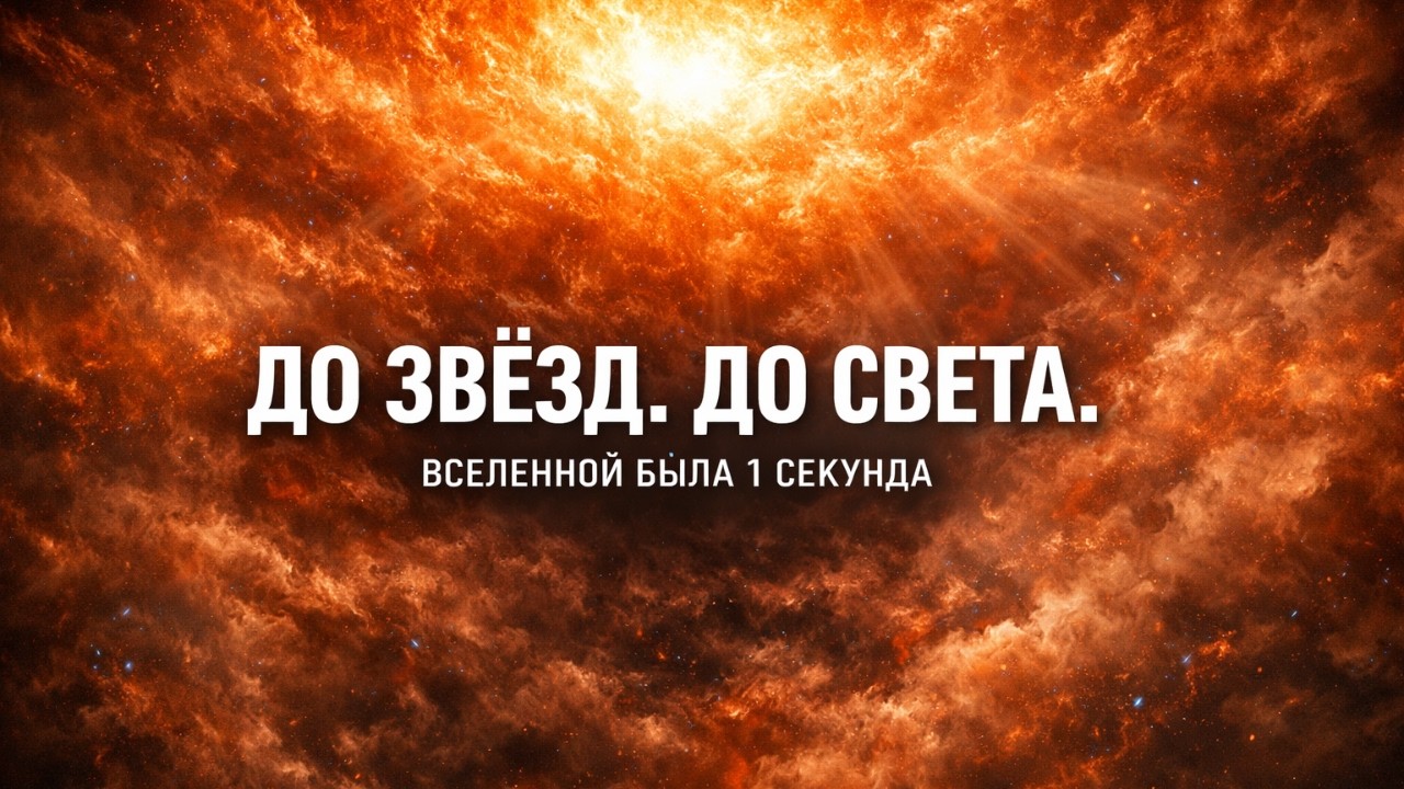 Какой была Вселенная через 1 секунду после рождения?