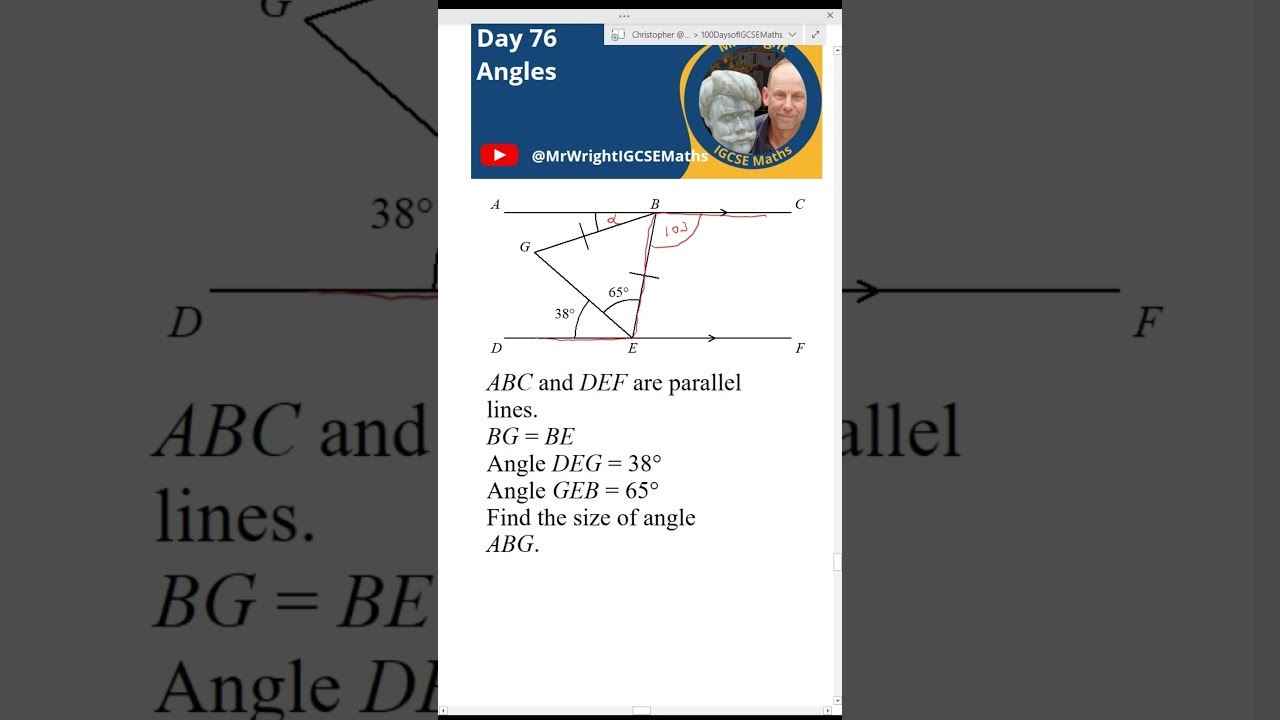100 Days of IGCSE Maths Day 76 #maths #igcse #edexcel #igcsemaths #shorts