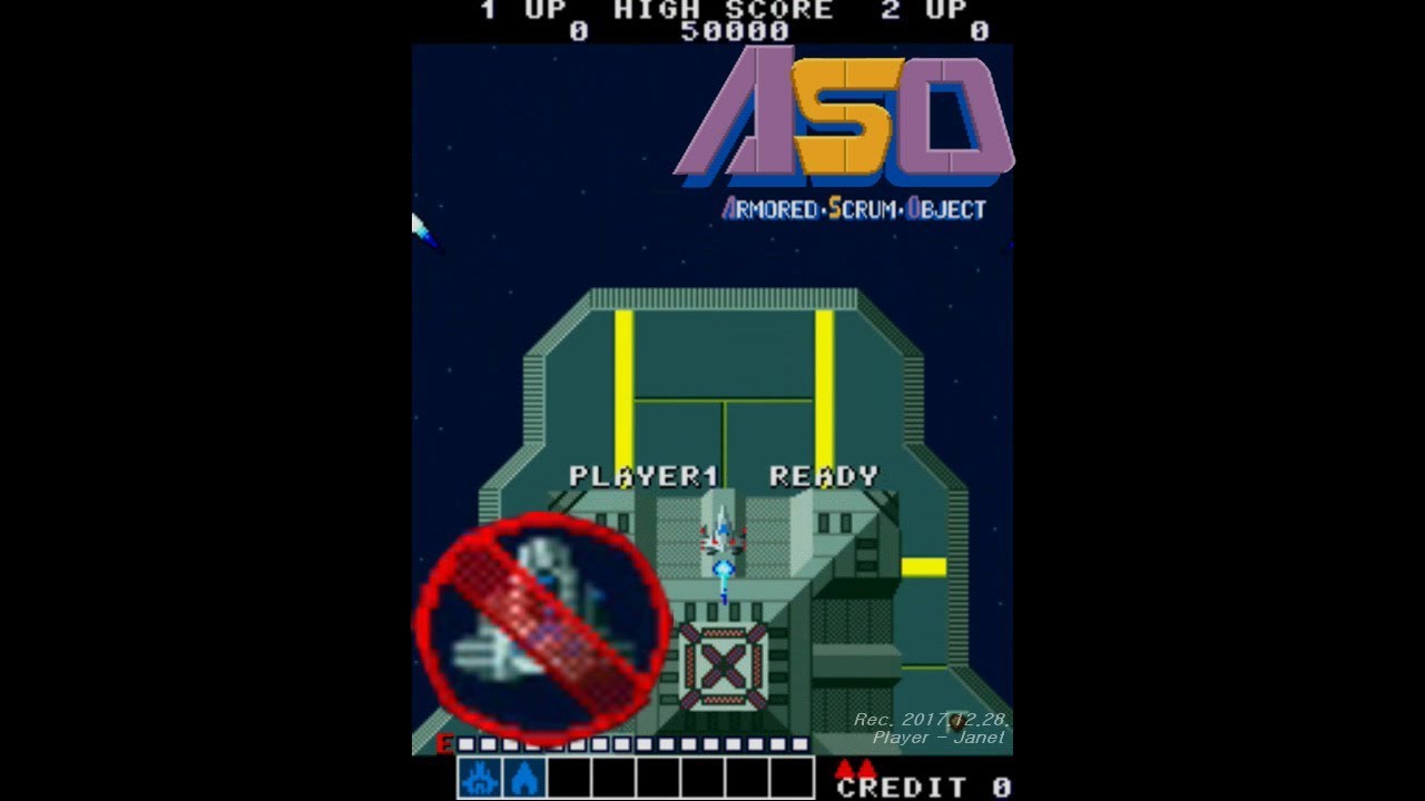 ASO (Armored Scrum Object) - 1CC (2 Loops) / エーエスオー / 아소 / Alpha Mission