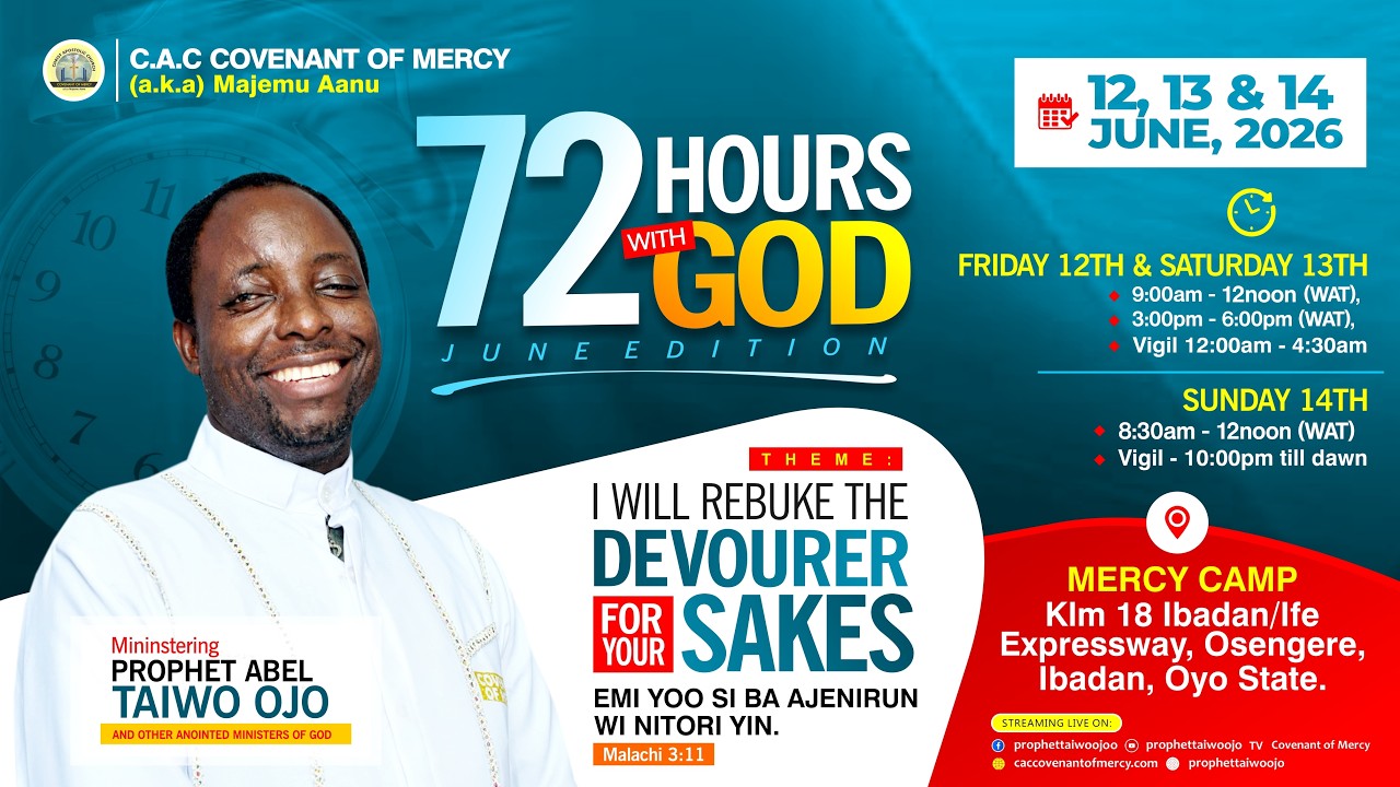 72 HOURS WITH GOD - DAY 2 MORNING SESSION // 13-06-2026