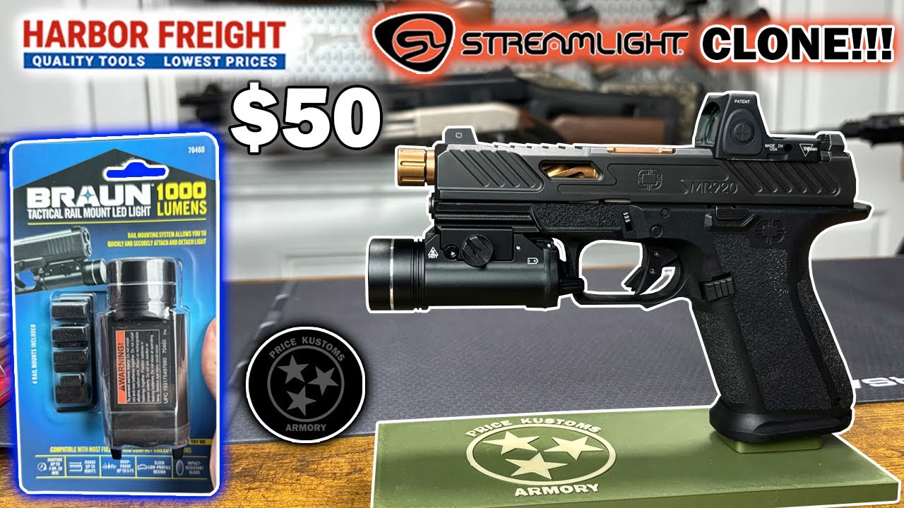 НОВЫЙ ТАКТИЧЕСКИЙ ФОНАРЬ HARBOR FREIGHT ЗА 50 ДОЛЛАРОВ / КЛОН STREAMLIGHT!!! #streamlight #harbor...