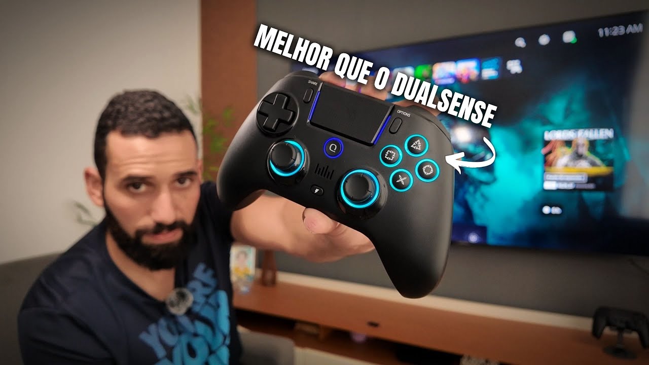 ESSE &Eacute; O MELHOR CONTROLE PARA PS5 SLIM - QRD SPARK N5 (PS 3 / PS4 / PS5)