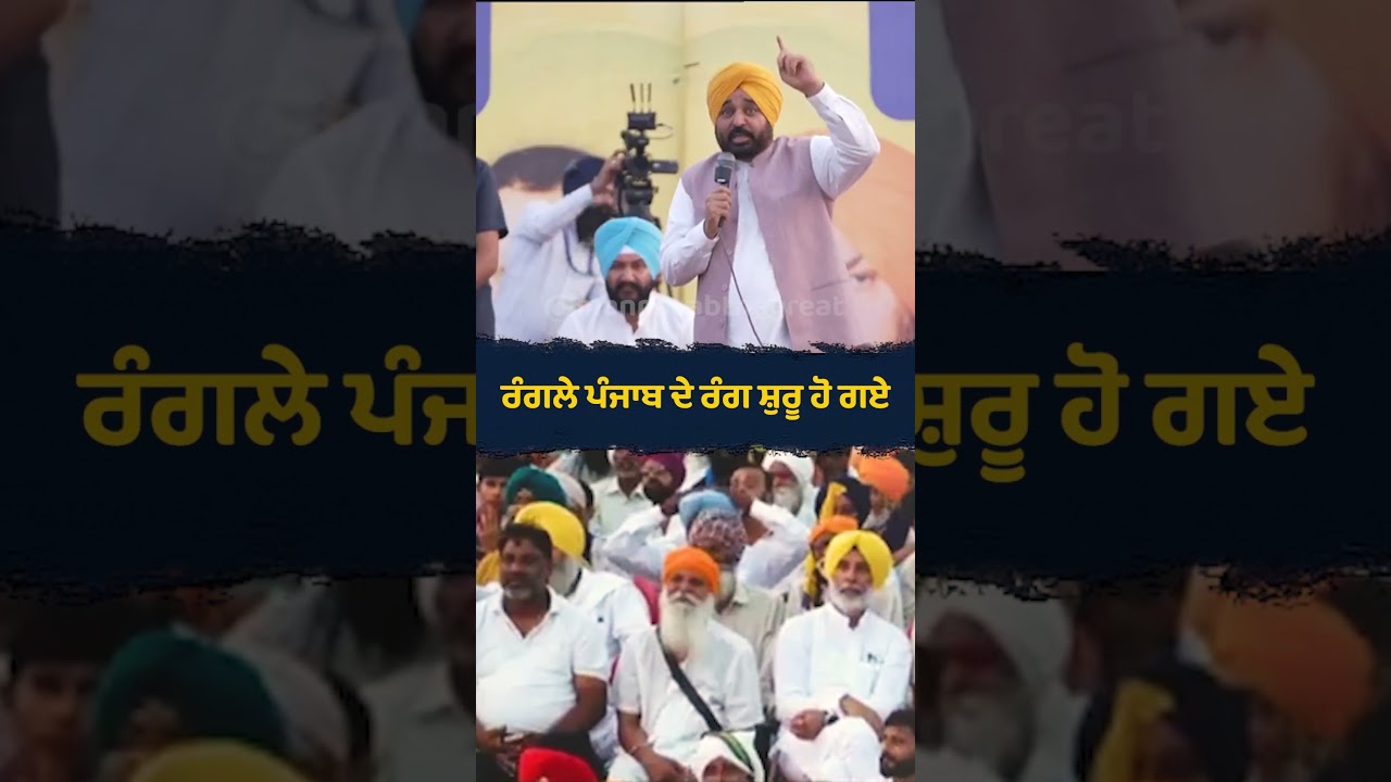 ਰੰਗਲੇ ਪੰਜਾਬ ਦੇ ਰੰਗ ਸ਼ੁਰੂ ਹੋ ਗਏ | Bhagwant Mann | Free Electricity | Punjab Power Sector