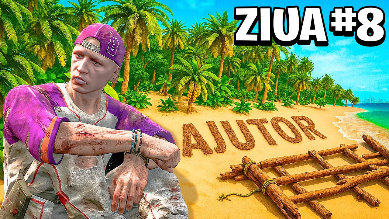 Supravietuiesc 100 ZILE pe o INSULA PUSTIE in GTA 5!