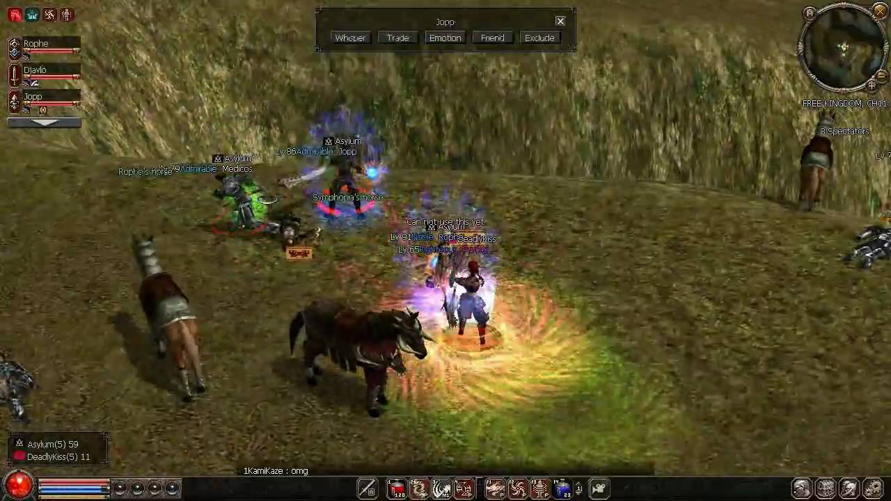 Metin2 US - Guild War - Asylum Vs DeadlyKiss