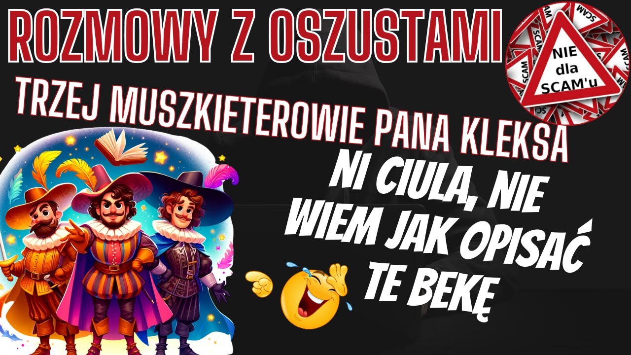 Trzej muszkieterowie Pana Kleksa | Scammer Okrada Środku Klientu | video | anydesk | screen connect